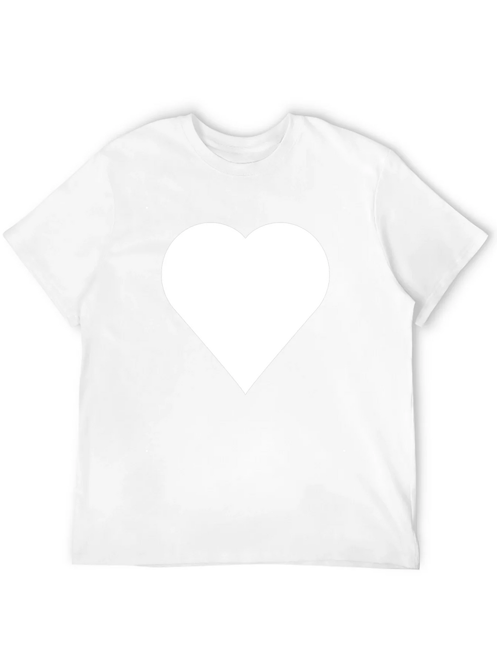 Heart Graphic T-Shirt - Black Casual Tee product image 11