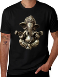 Ganesha Graphic Tee - Spiritual Om Design product image 1