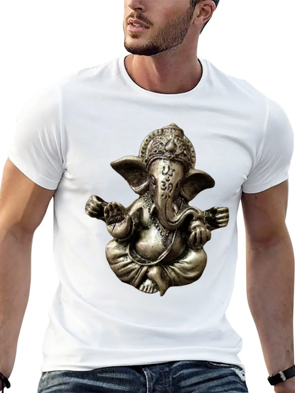 Ganesha Graphic Tee - Spiritual Om Design product image 12