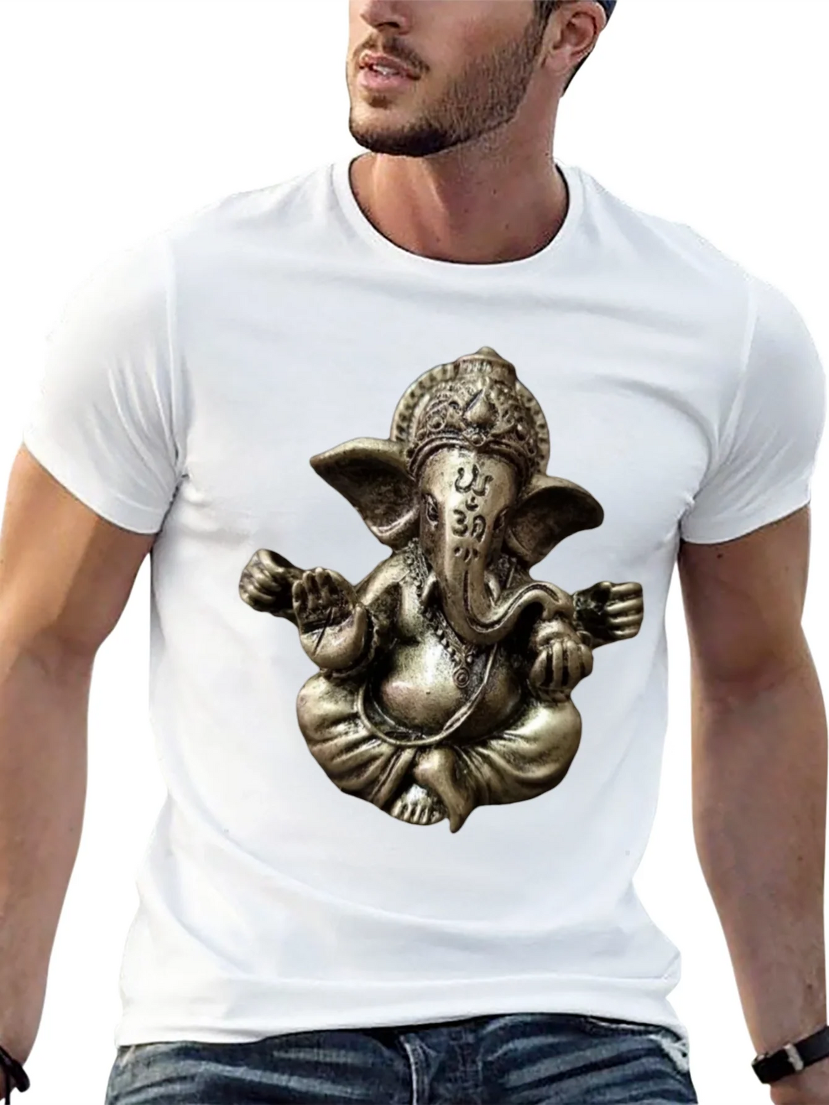 Ganesha Graphic Tee - Spiritual Om Design product image 12
