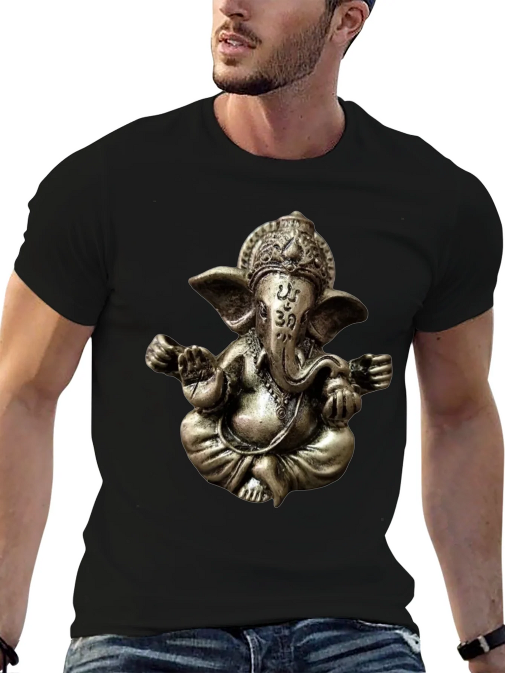 Ganesha Graphic Tee - Spiritual Om Design product image 6
