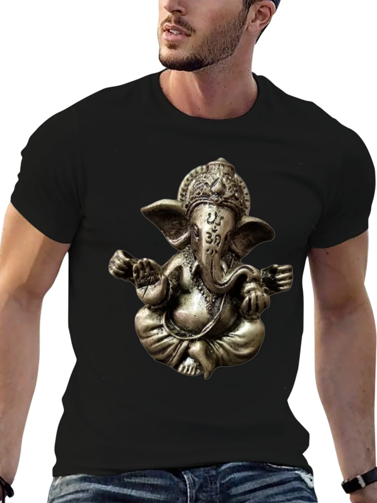 Ganesha Graphic Tee - Spiritual Om Design product image 6