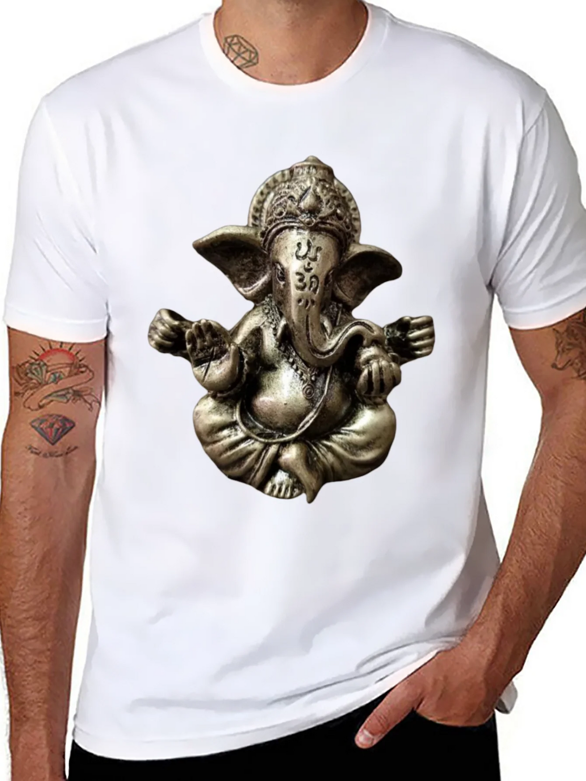 Ganesha Graphic Tee - Spiritual Om Design product image 7