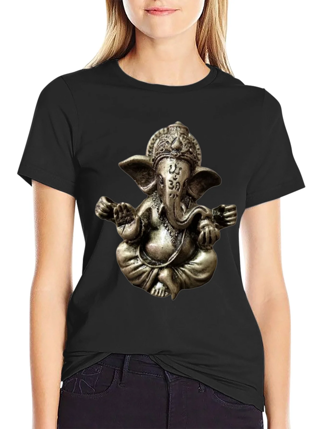 Ganesha Graphic Tee - Spiritual Om Design product image 2