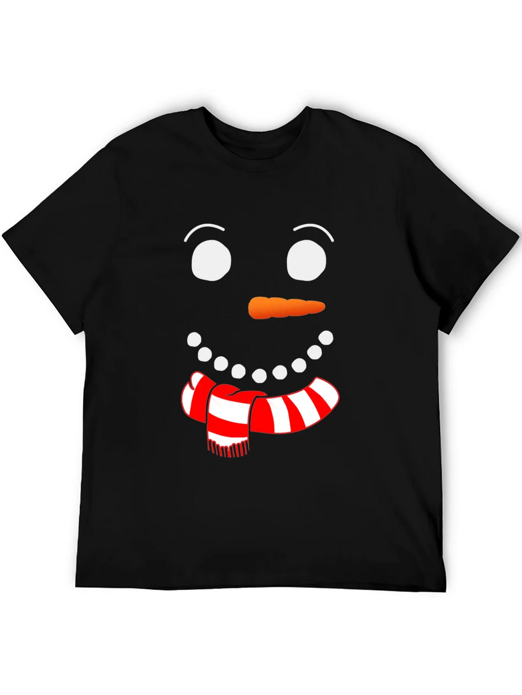 Festive Snowman Face Graphic Tee product image 5