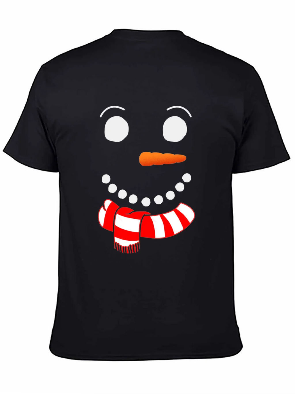 Festive Snowman Face Graphic Tee product image 4