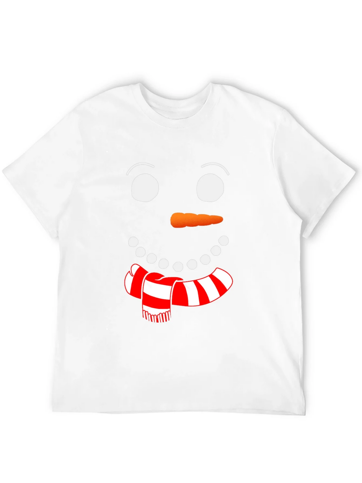 Festive Snowman Face Graphic Tee product image 11