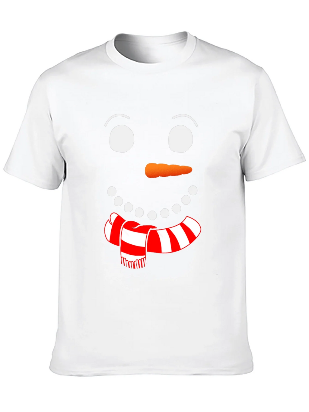 Festive Snowman Face Graphic Tee product image 9