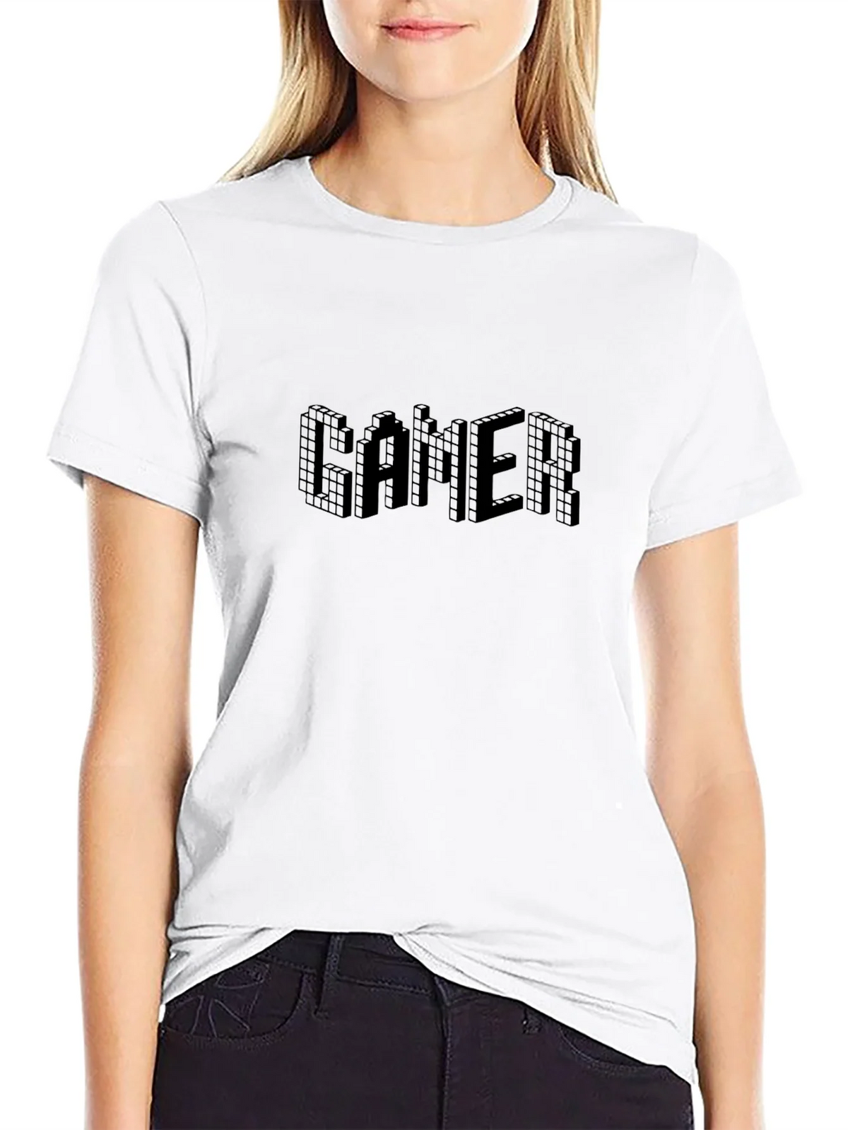 Pixel Gamer Graphic Tee - Black Short Sleeve product image 8