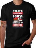 Reading & Coffee Forecast T-Shirt product image 1