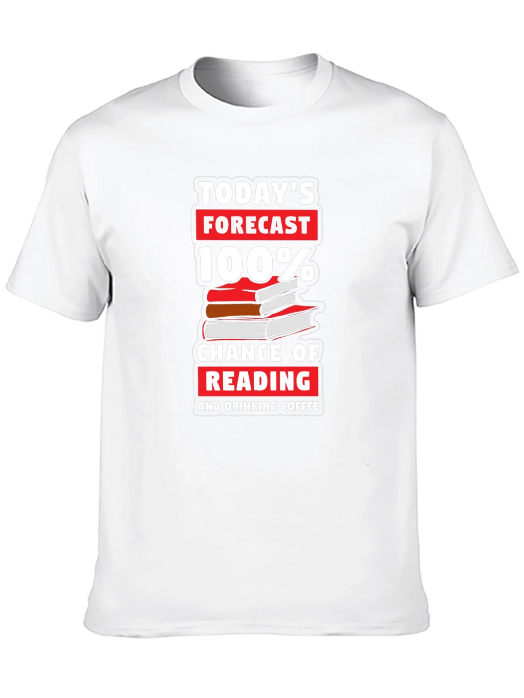 Reading & Coffee Forecast T-Shirt product image 9