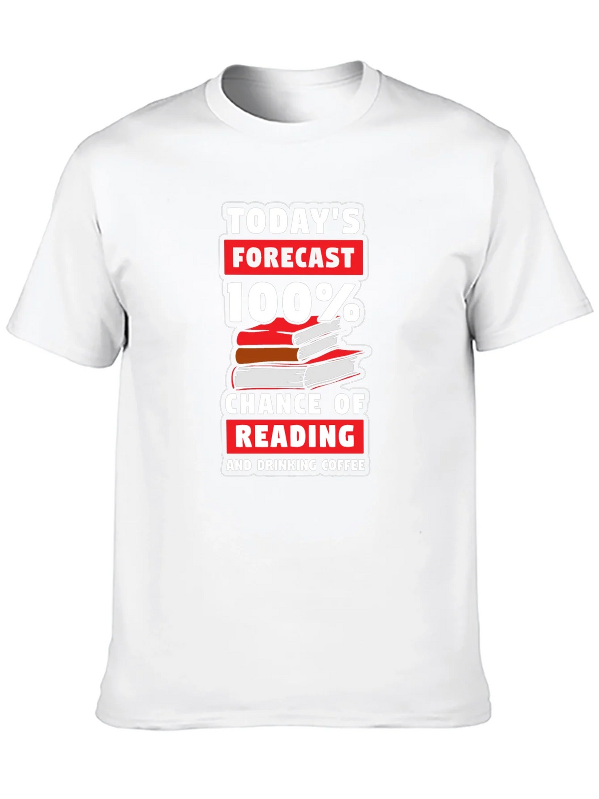 Reading & Coffee Forecast T-Shirt product image 9