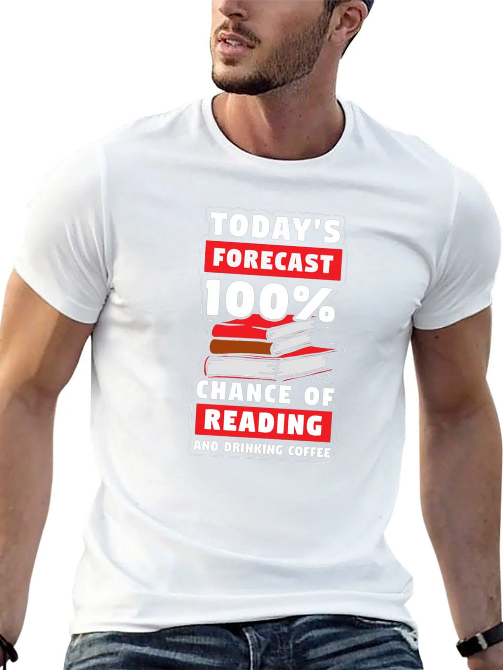 Reading & Coffee Forecast T-Shirt product image 12