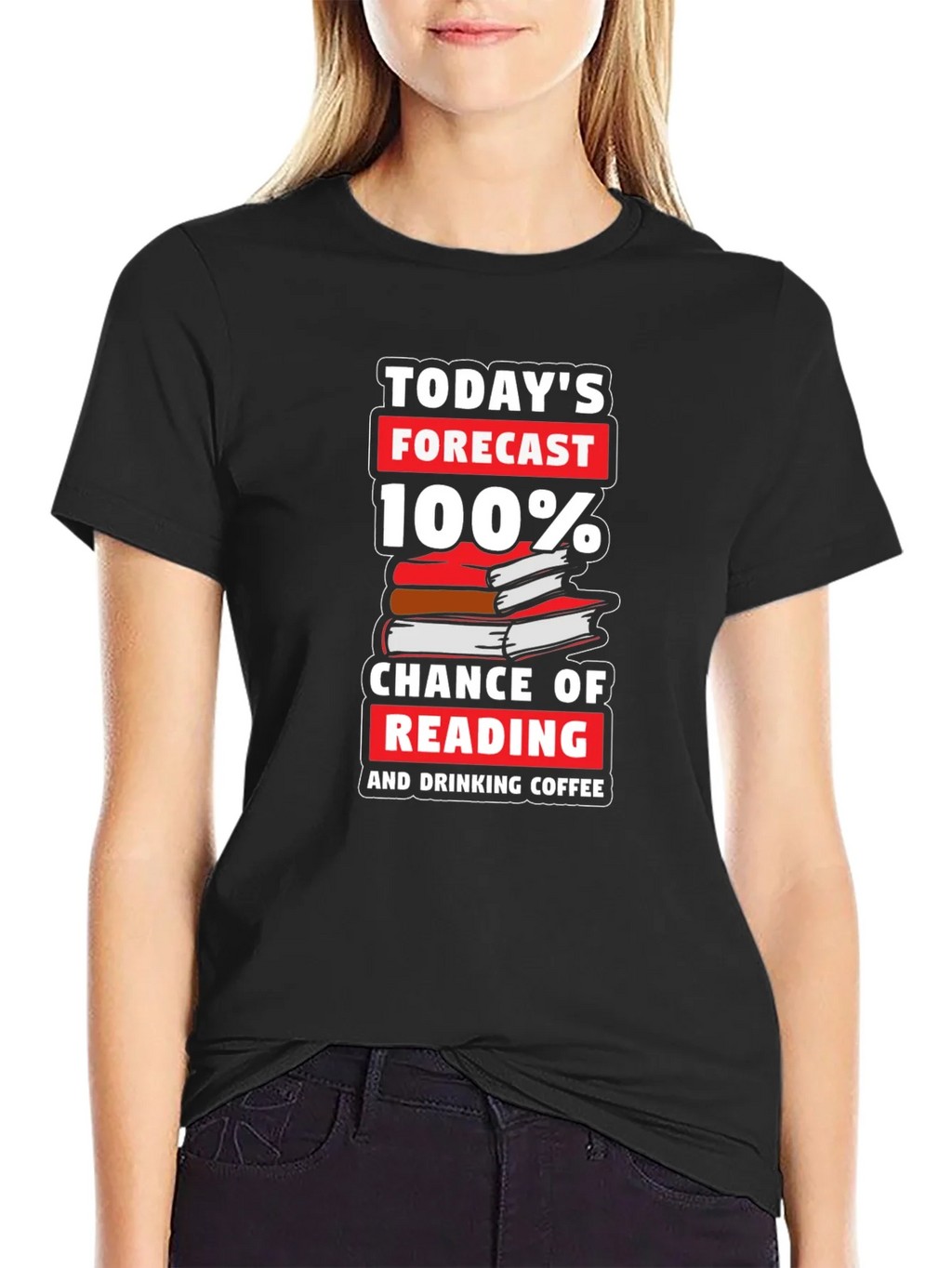 Reading & Coffee Forecast T-Shirt product image 2