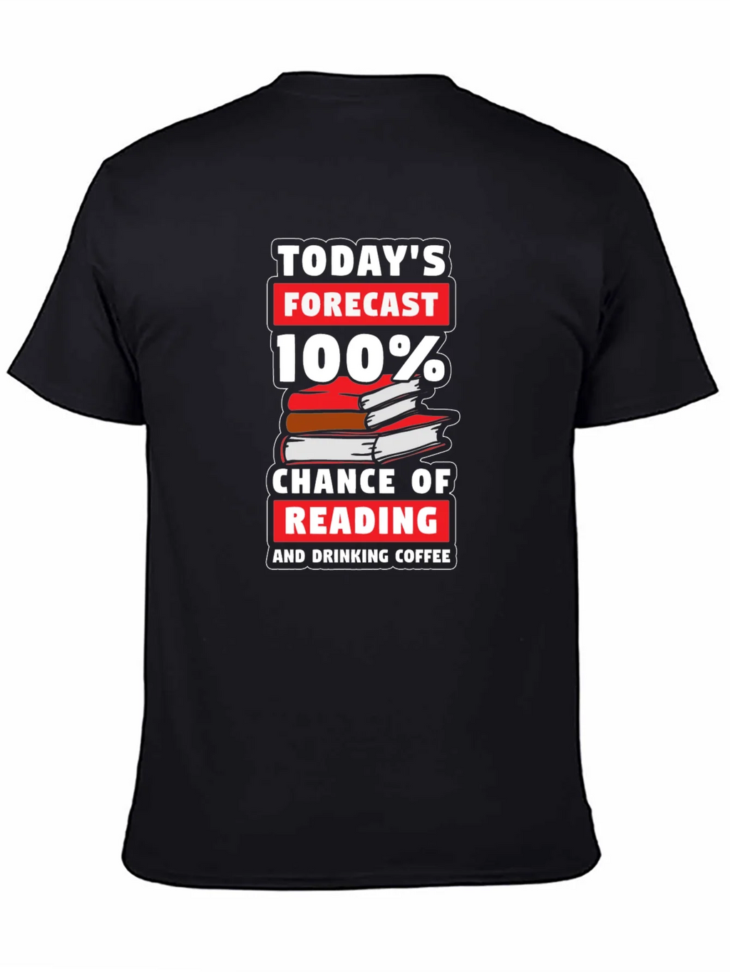 Reading & Coffee Forecast T-Shirt product image 4