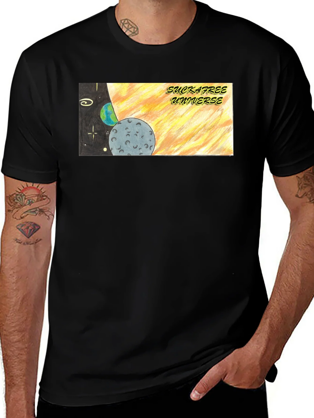 Suckafree Universe Graphic Tee product image 1