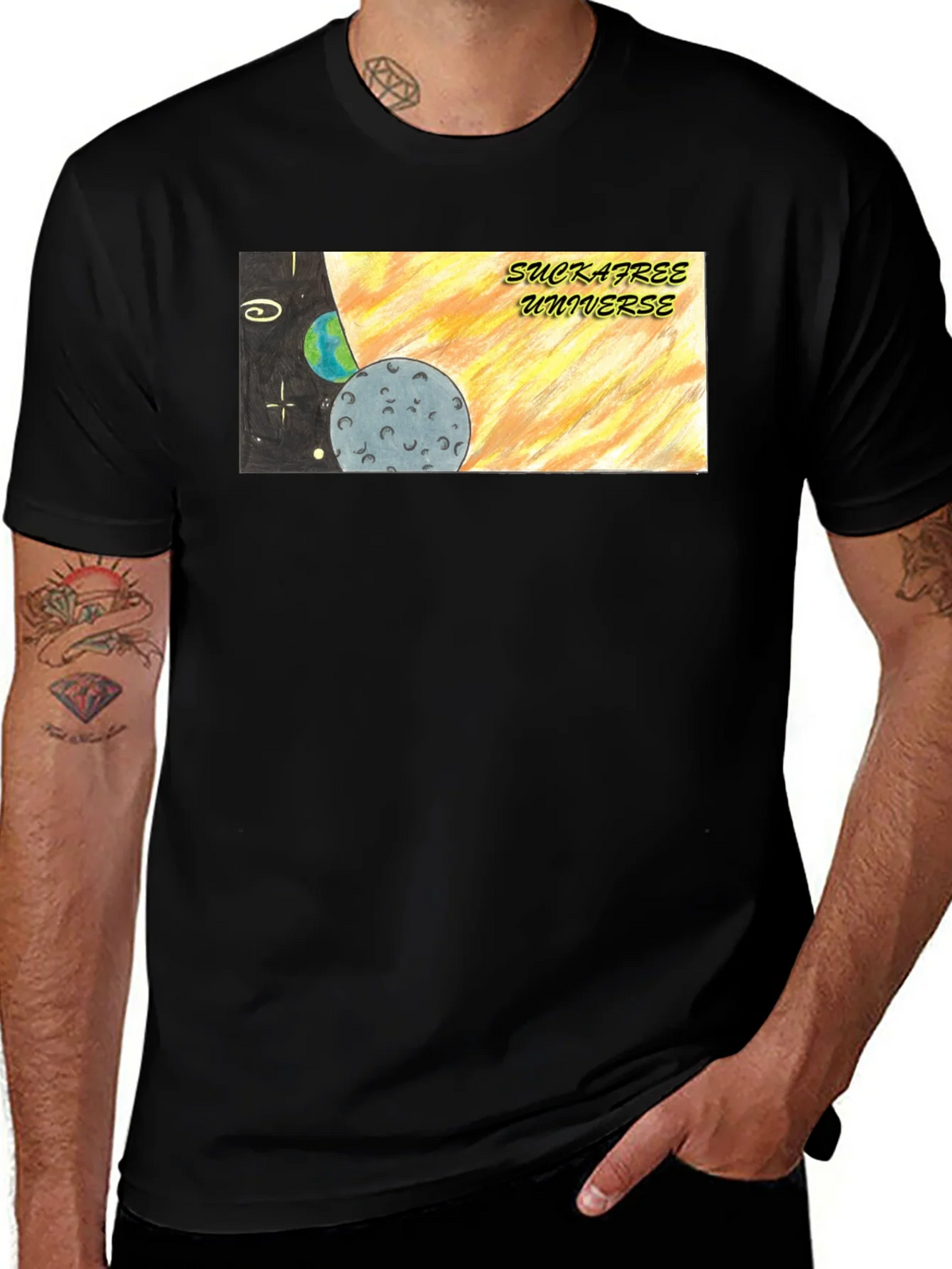Suckafree Universe Graphic Tee product image 1