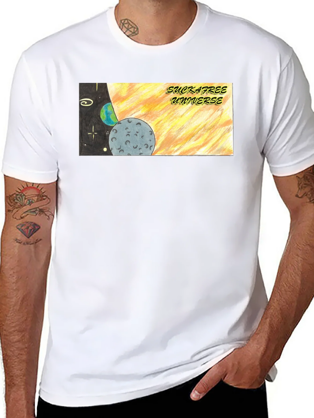 Suckafree Universe Graphic Tee product image 7