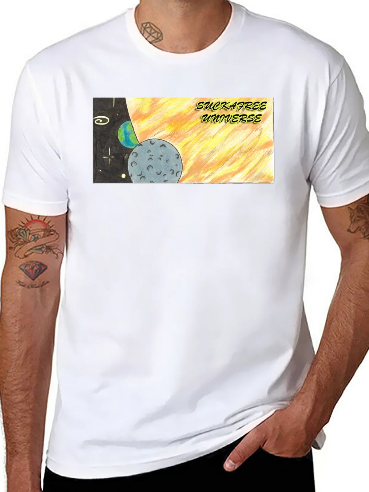 Suckafree Universe Graphic Tee product image 7