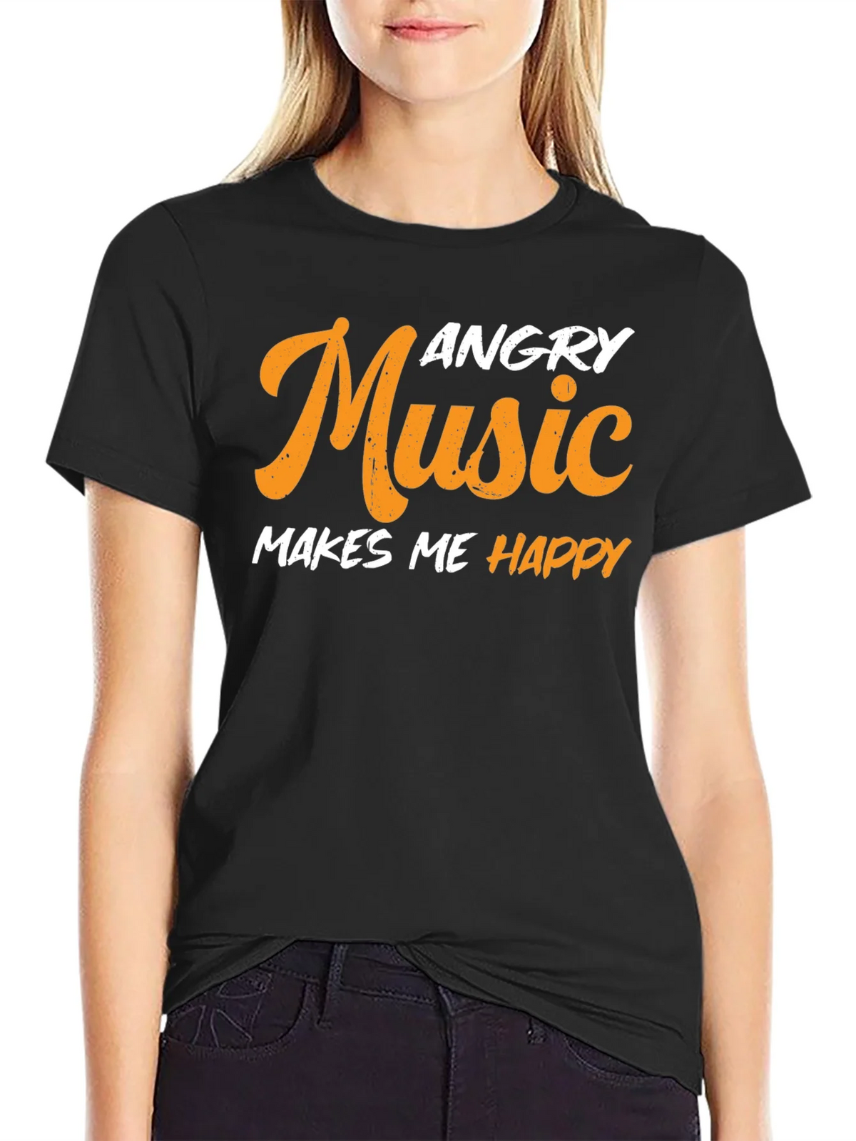 Angry Music Makes Me Happy T-Shirt product image 2