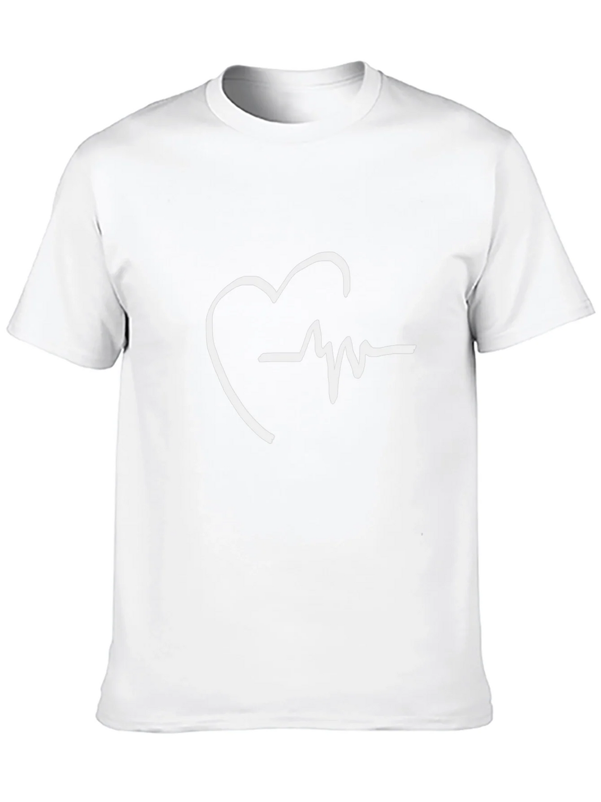 Heartbeat Graphic Tee - Stylish Black T-Shirt product image 9