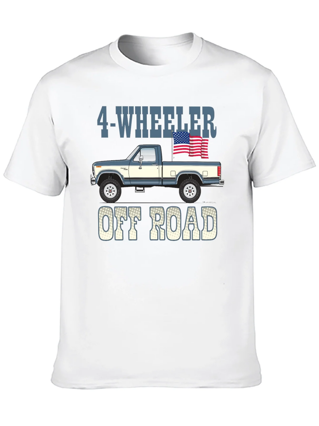 4-Wheeler Off Road Truck Graphic Tee product image 9