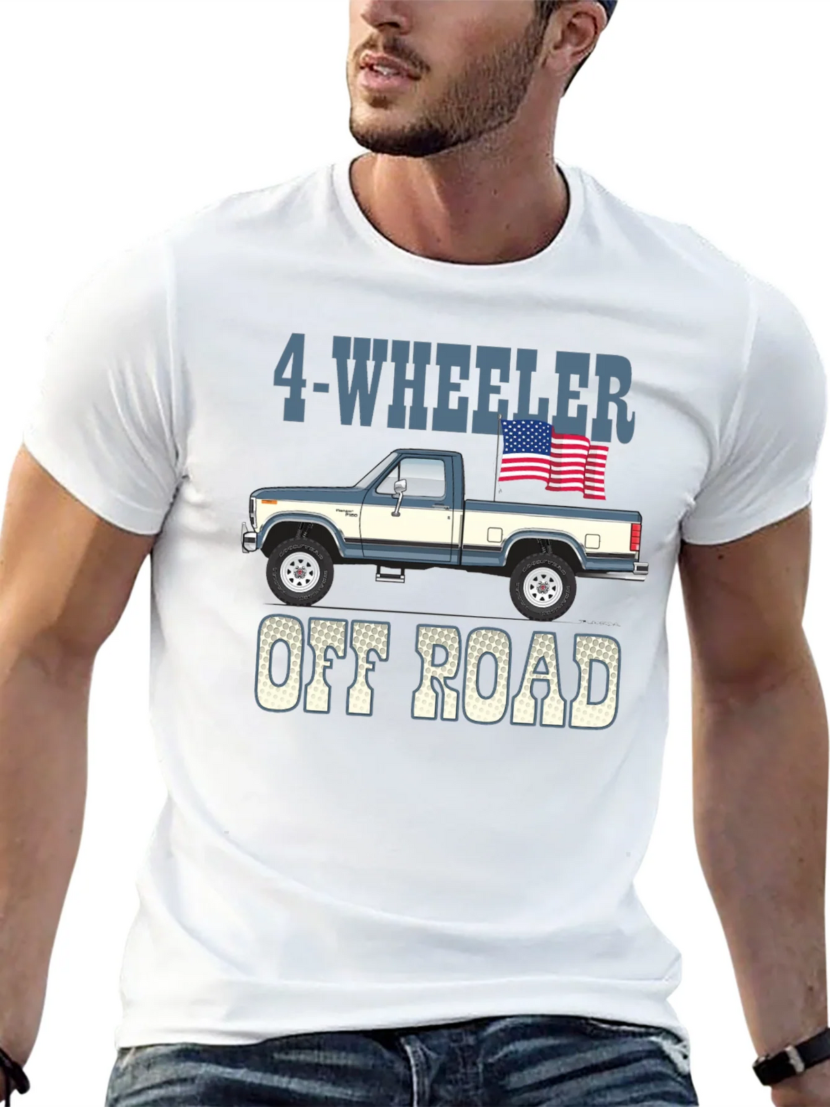 4-Wheeler Off Road Truck Graphic Tee product image 12
