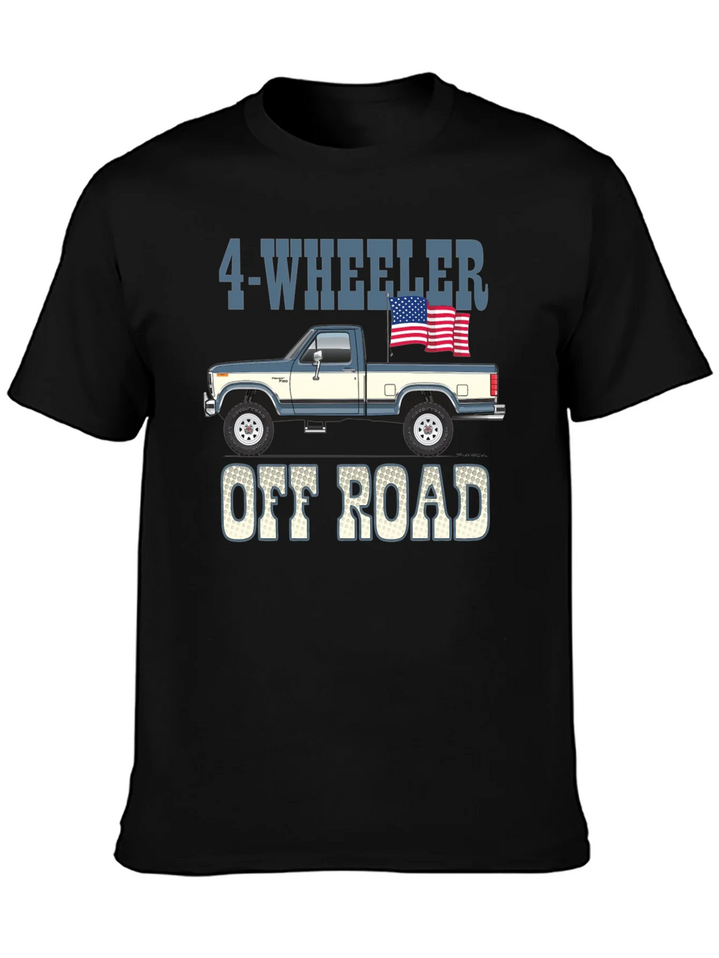 4-Wheeler Off Road Truck Graphic Tee product image 3
