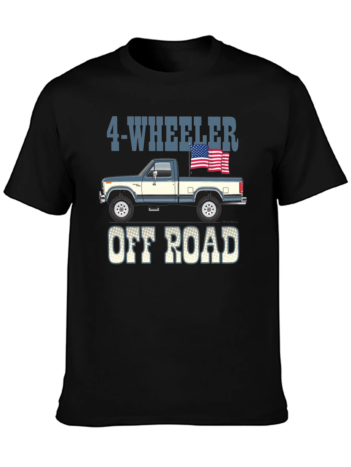 4-Wheeler Off Road Truck Graphic Tee product image 3