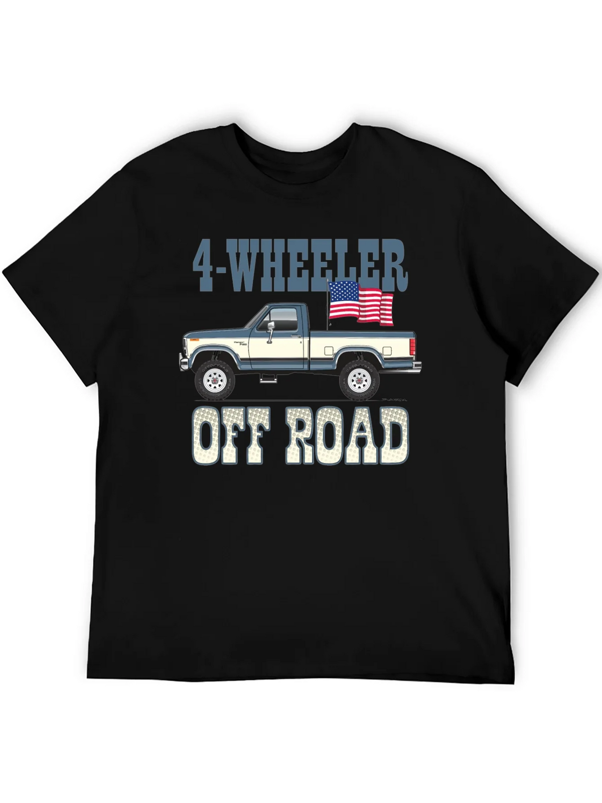 4-Wheeler Off Road Truck Graphic Tee product image 5