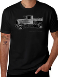 Vintage Truck Graphic Tee - Classic Black T-Shirt product image 1