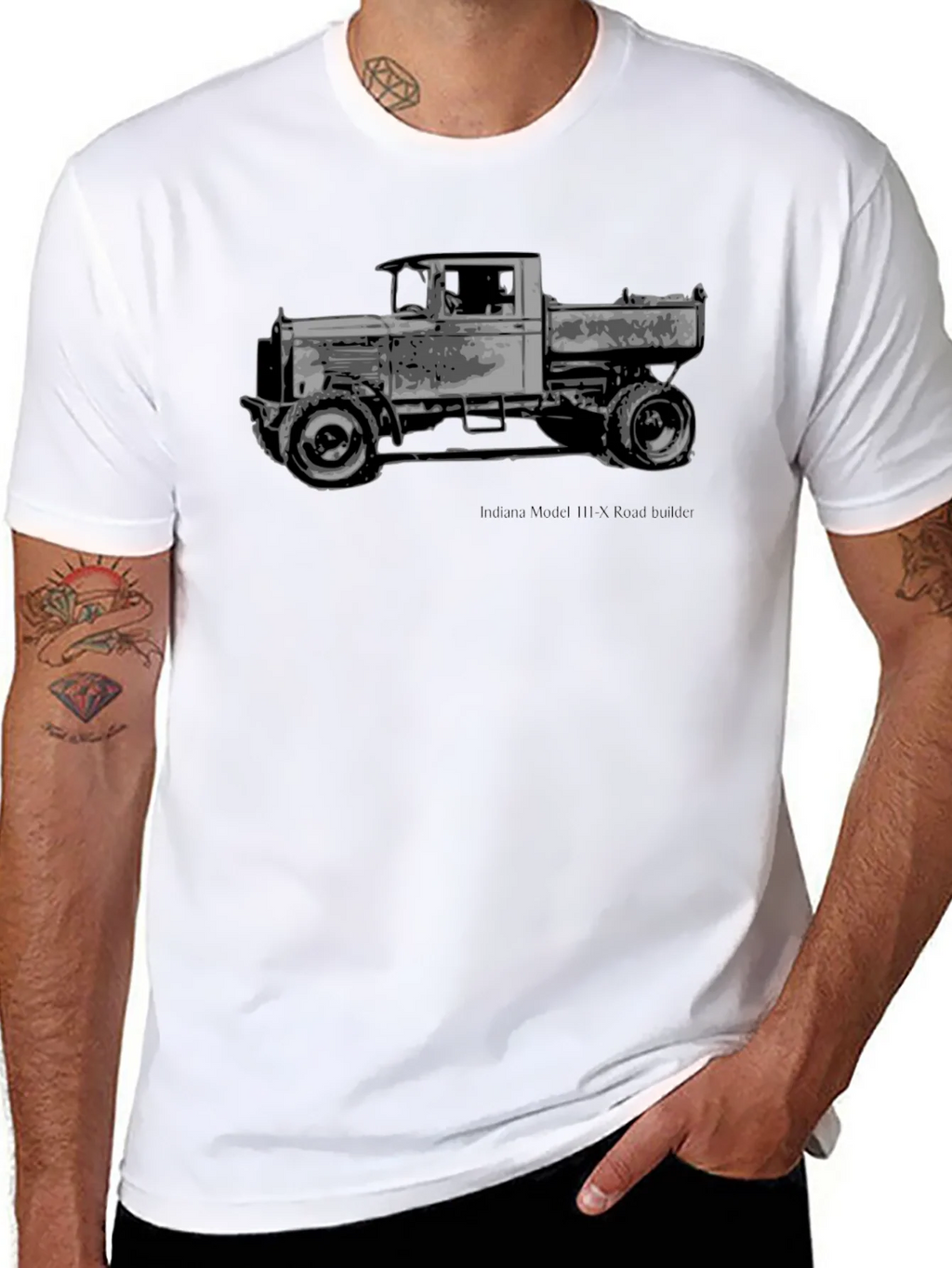 Vintage Truck Graphic Tee - Classic Black T-Shirt product image 7