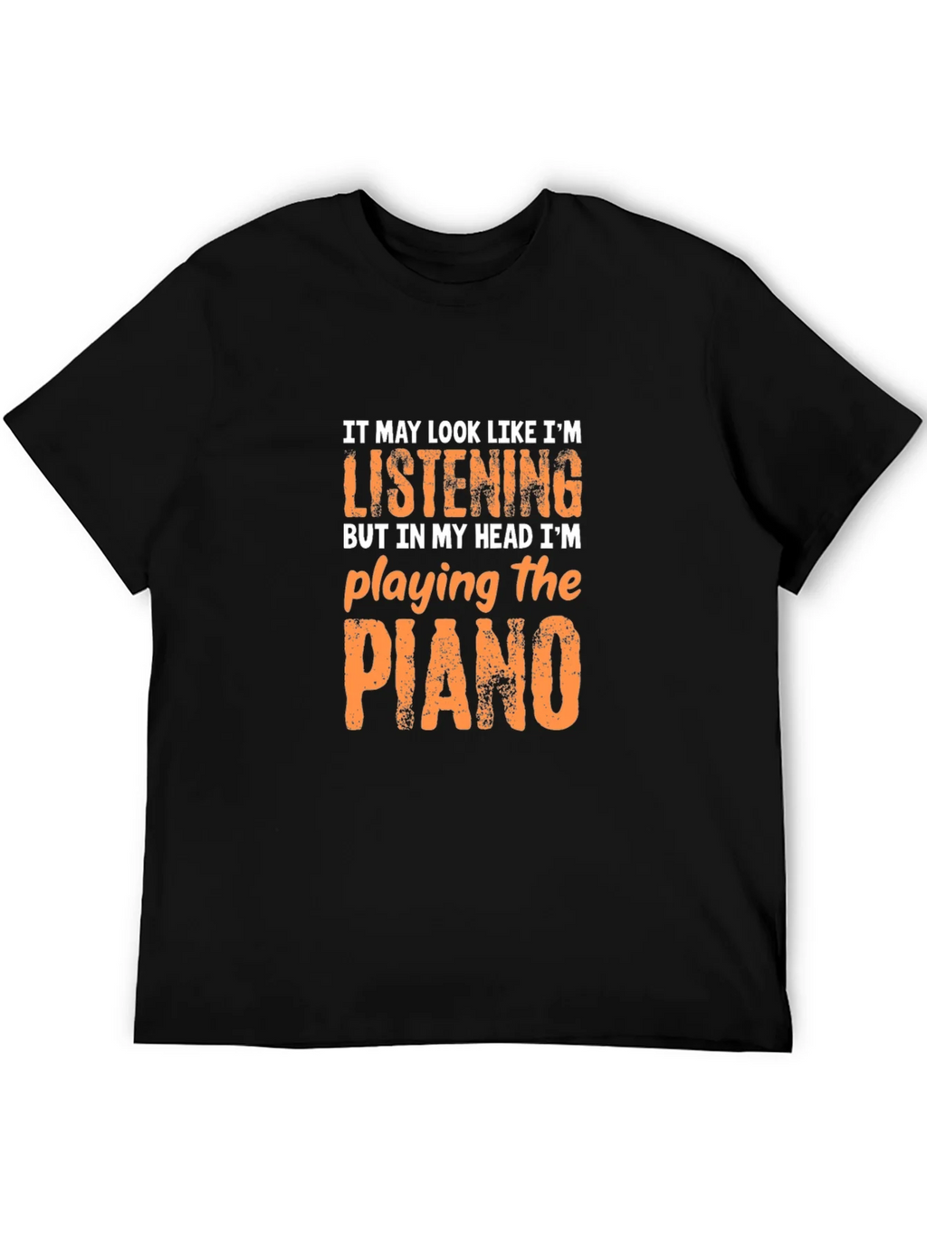 Piano Player T-Shirt - Head in the Music product image 5