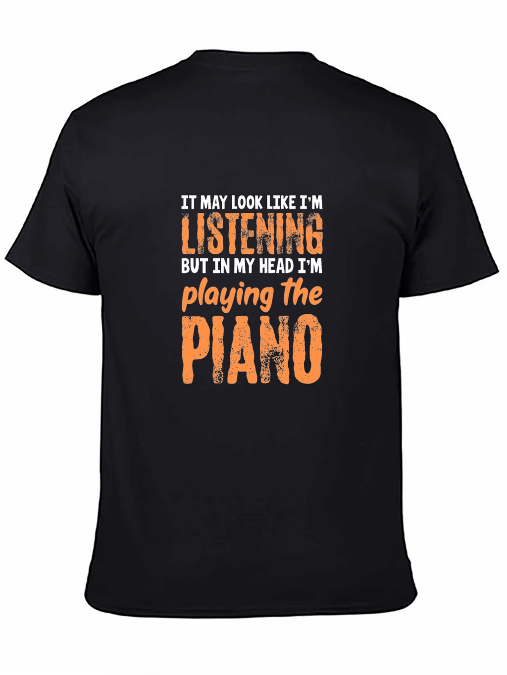 Piano Player T-Shirt - Head in the Music product image 4