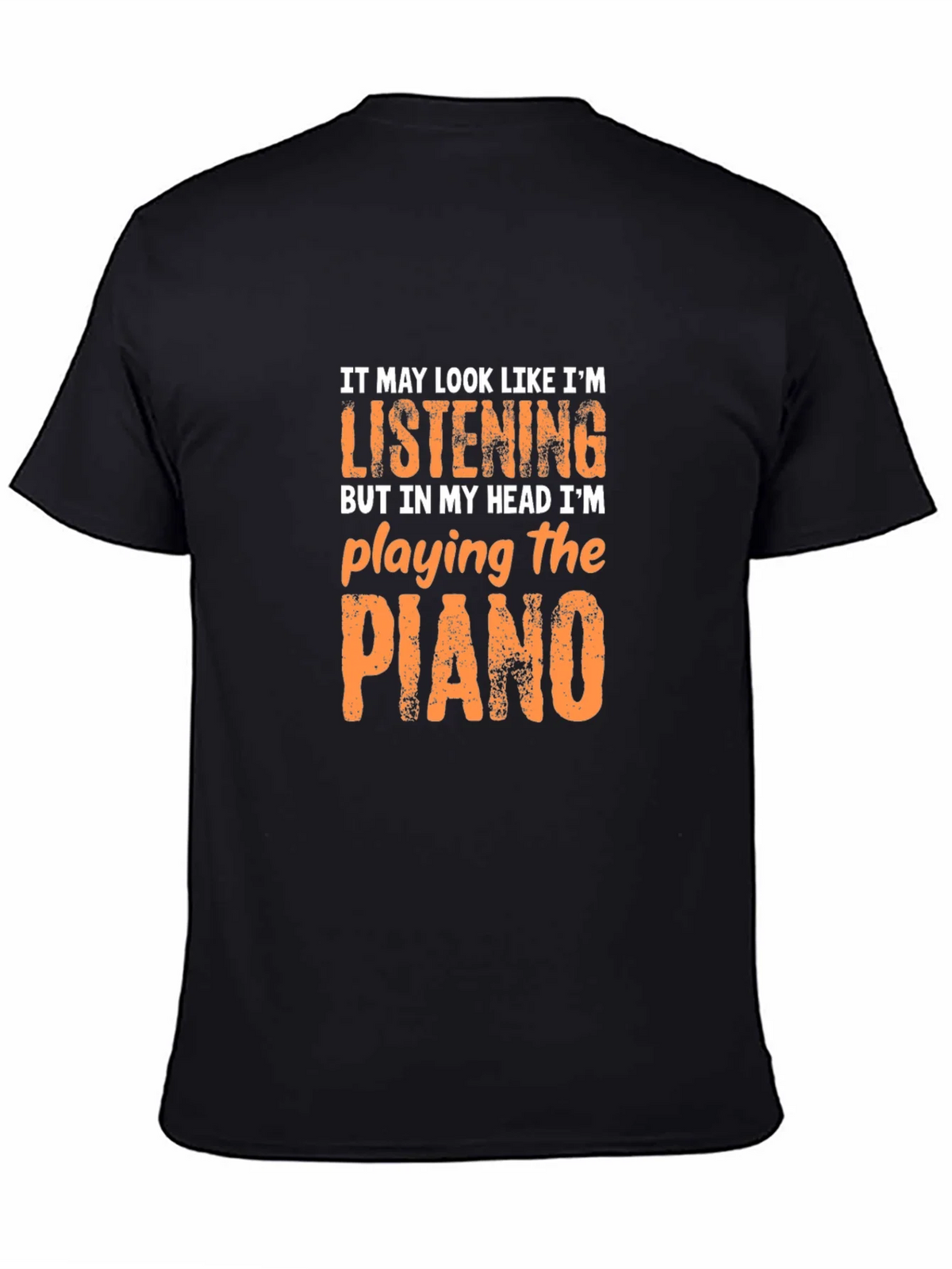 Piano Player T-Shirt - Head in the Music product image 4