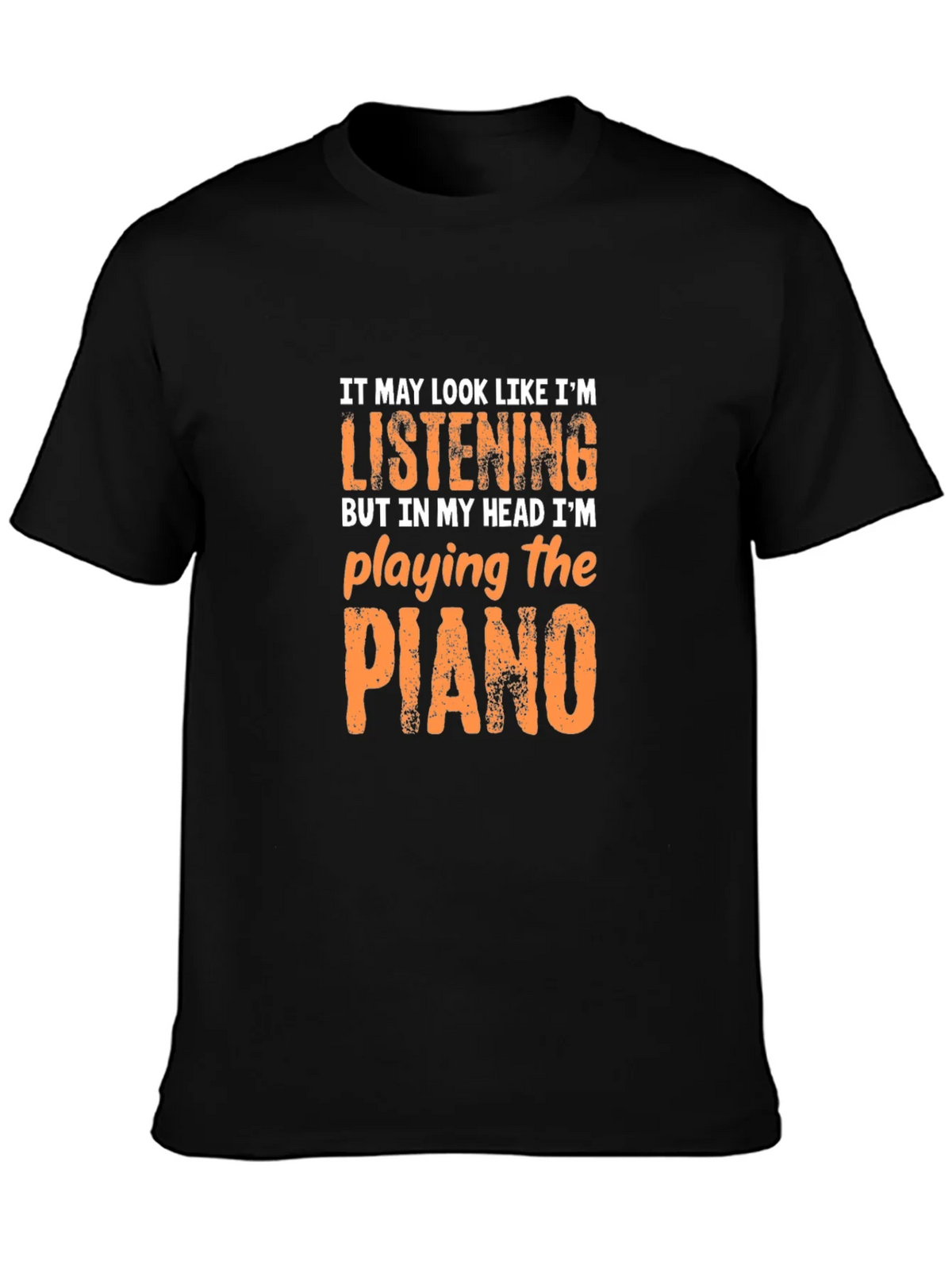 Piano Player T-Shirt - Head in the Music product image 3