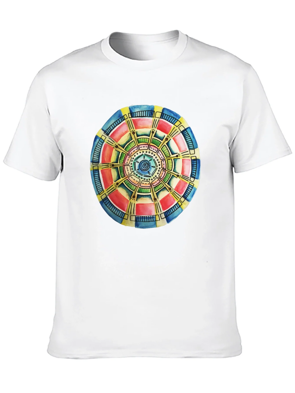 Abstract Mandala Graphic Tee - Black Cotton Comfort product image 9