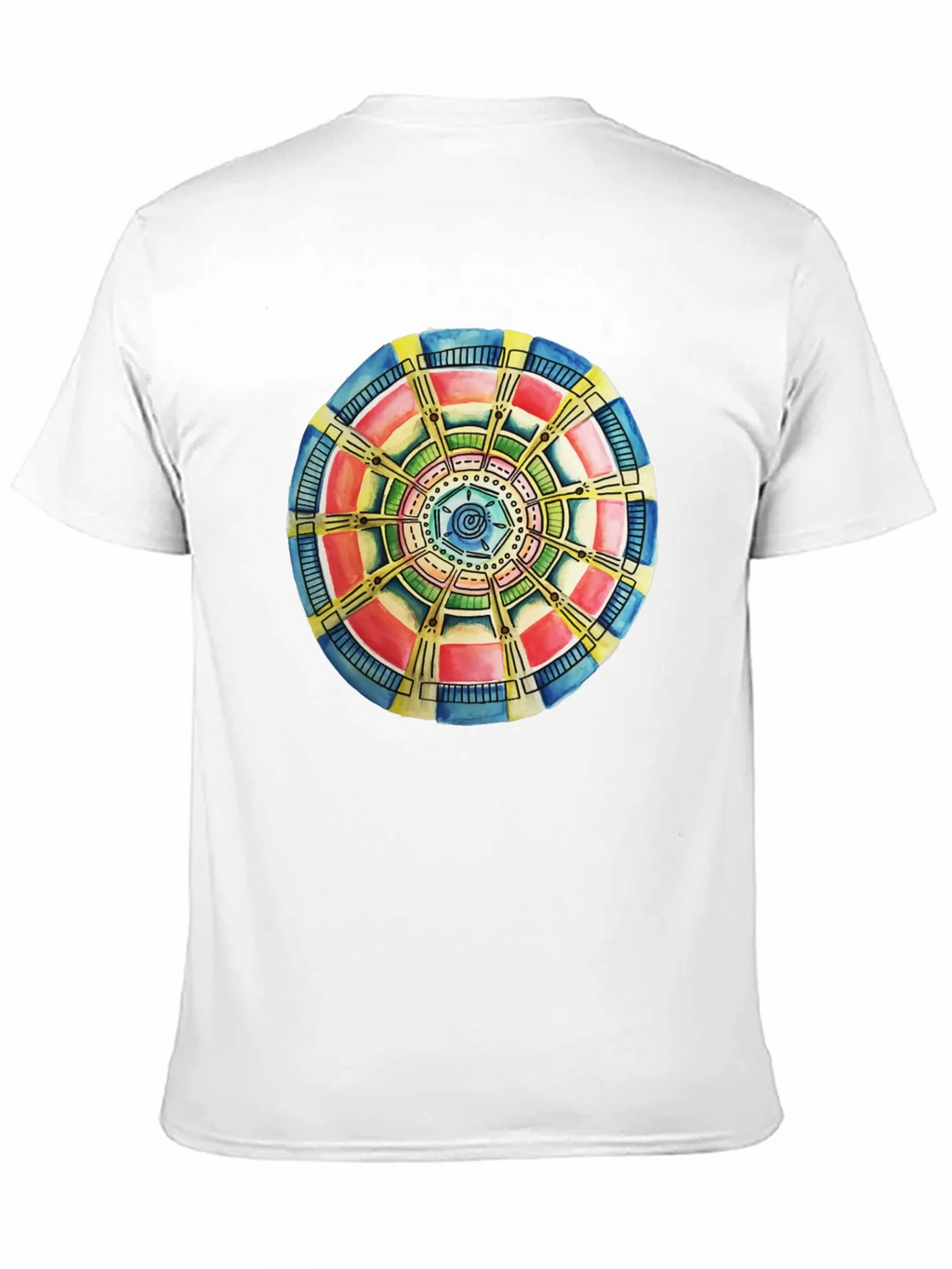 Abstract Mandala Graphic Tee - Black Cotton Comfort product image 10
