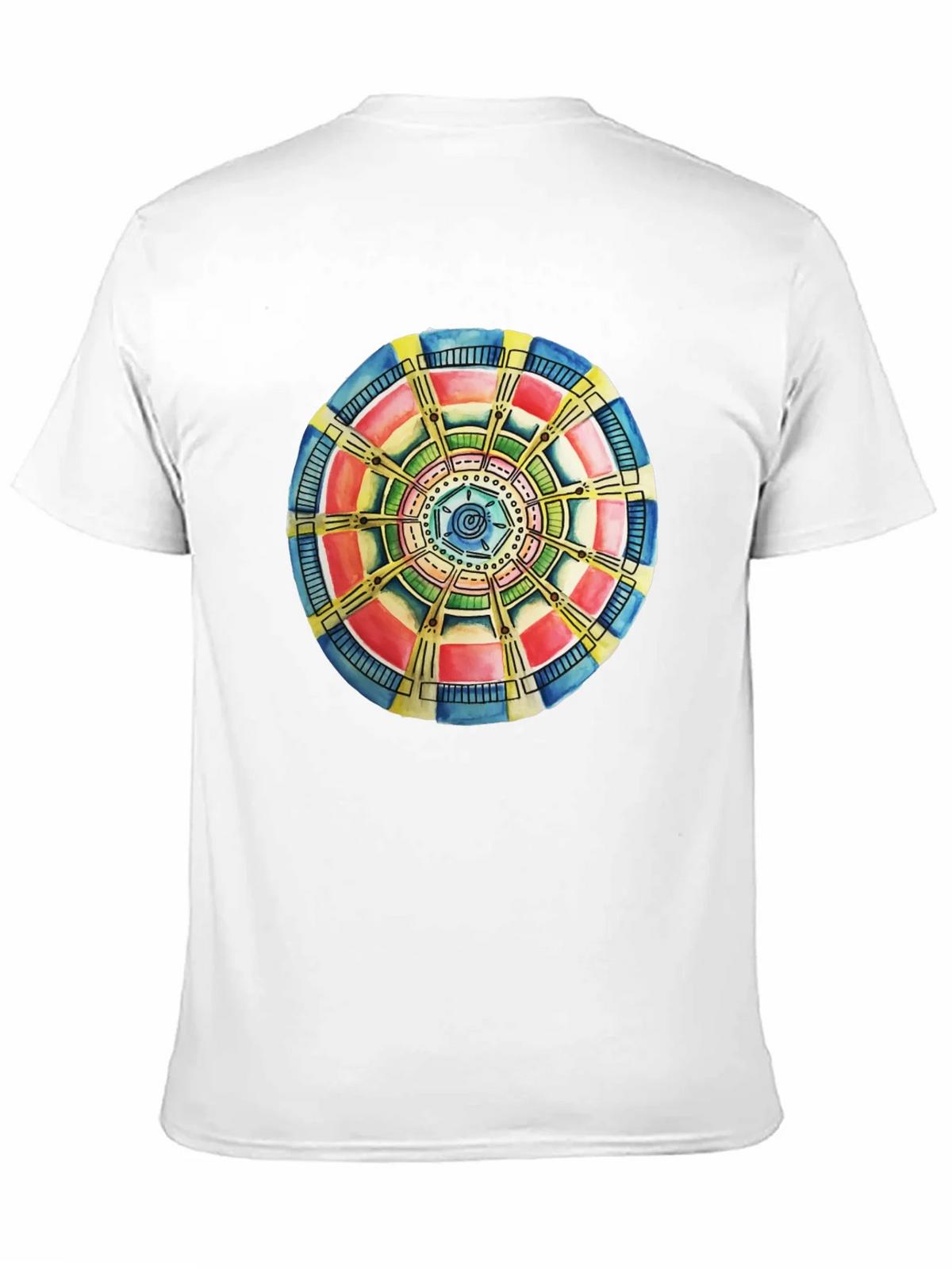 Abstract Mandala Graphic Tee - Black Cotton Comfort product image 10