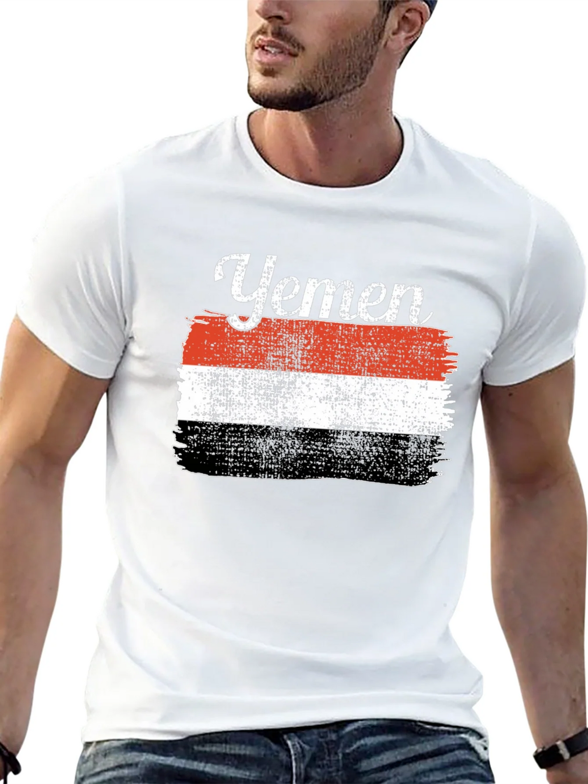 Yemen Flag Vintage T-Shirt product image 12