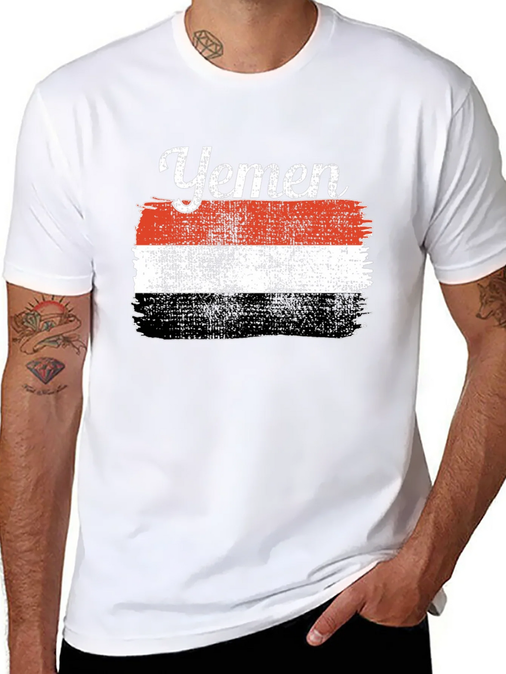 Yemen Flag Vintage T-Shirt product image 7