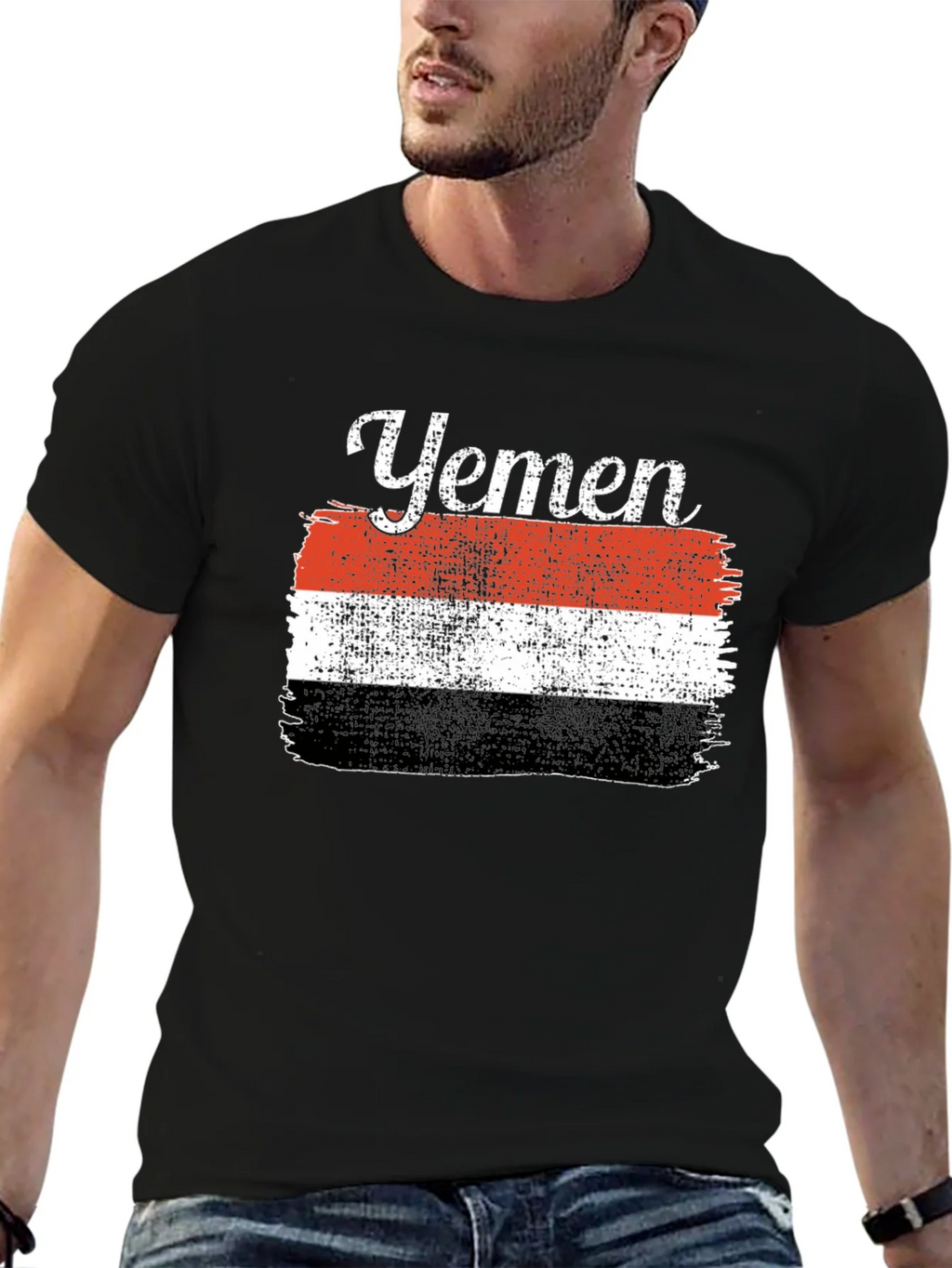 Yemen Flag Vintage T-Shirt product image 6
