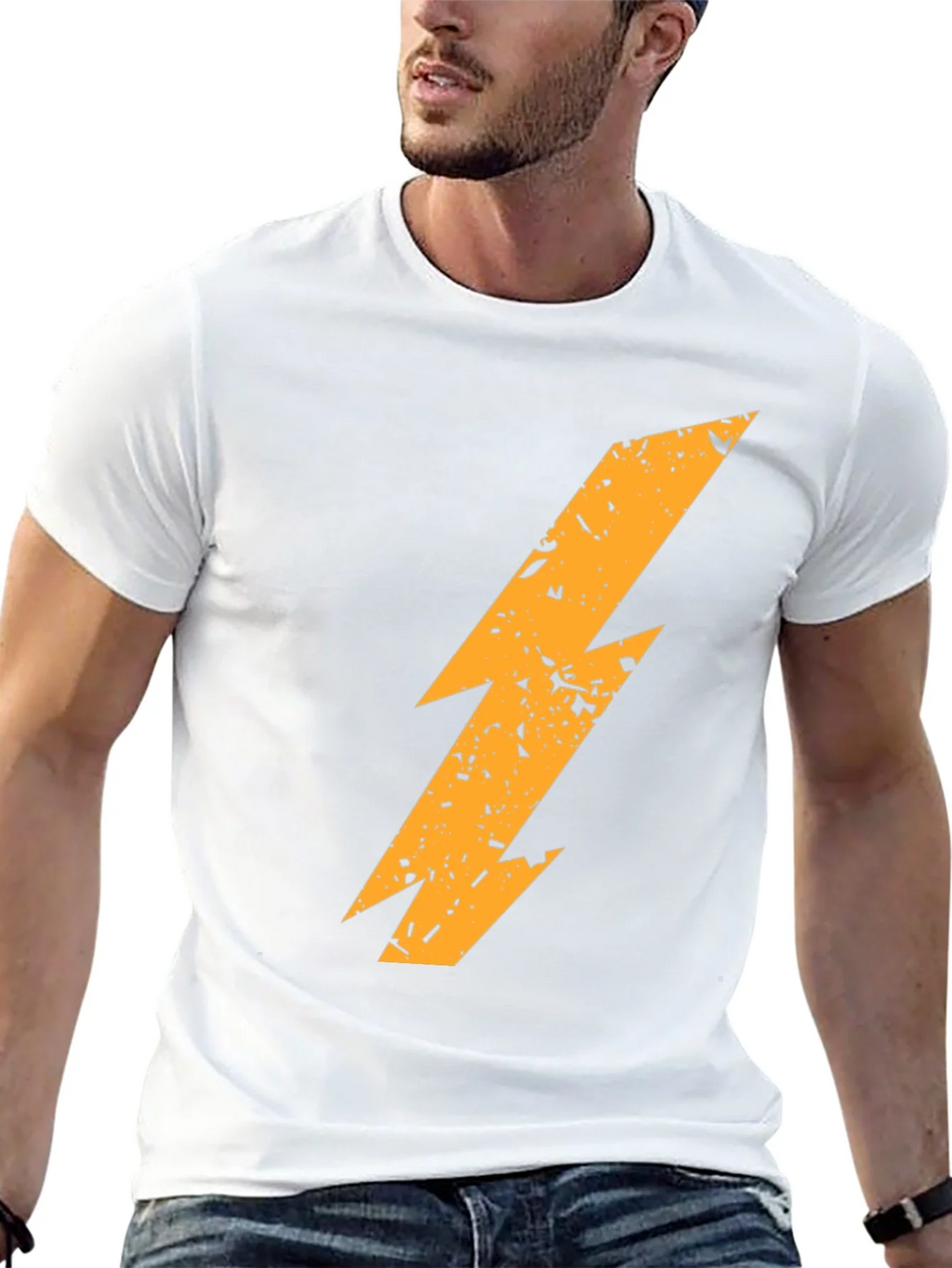 Lightning Bolt Graphic T-Shirt - Black product image 12