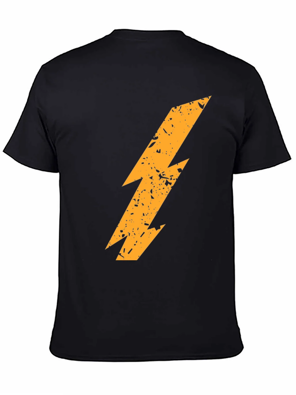 Lightning Bolt Graphic T-Shirt - Black product image 4