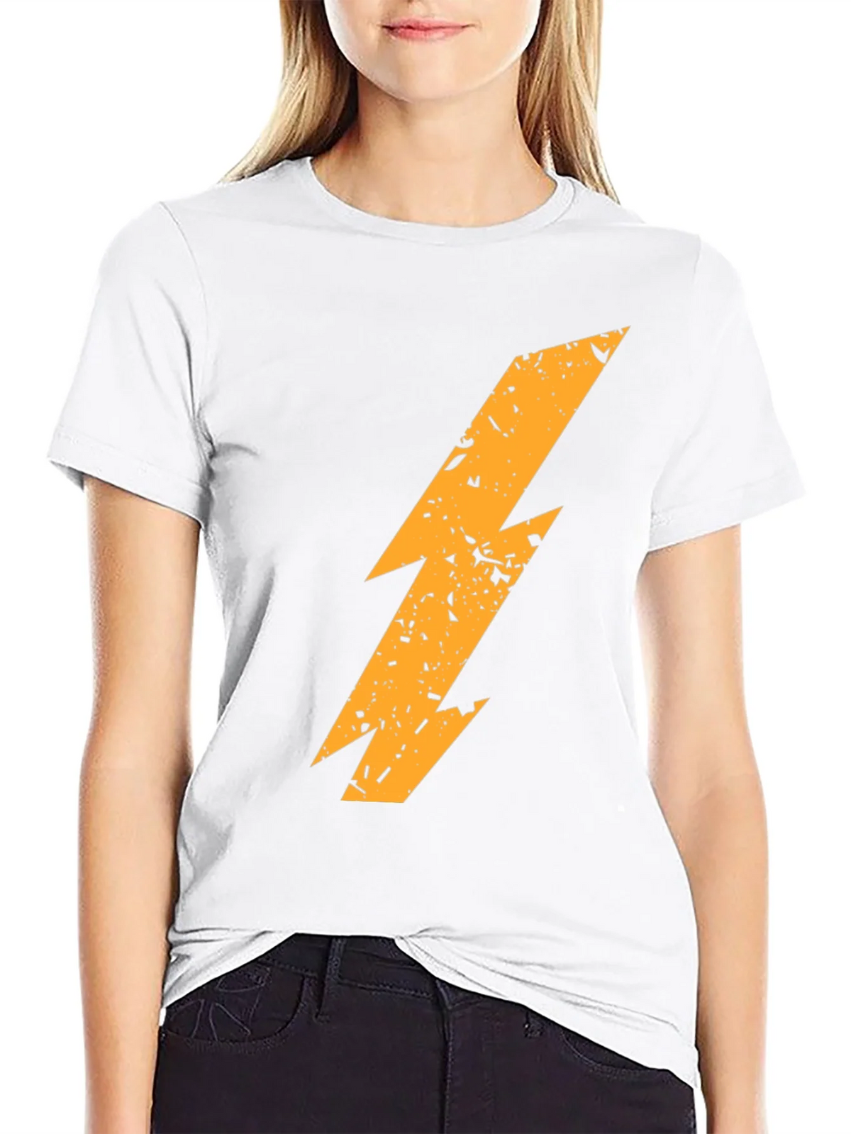 Lightning Bolt Graphic T-Shirt - Black product image 8