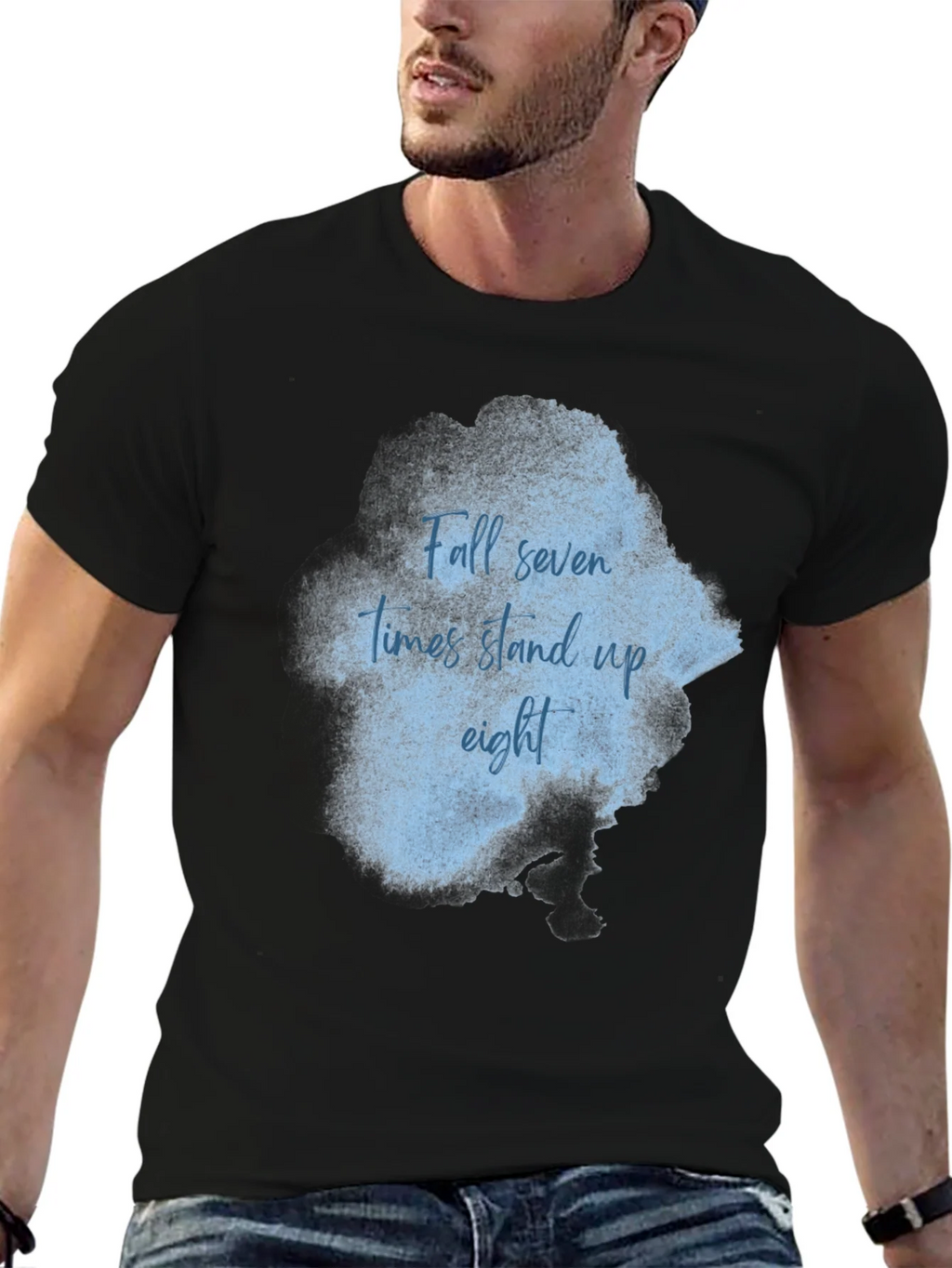 Inspirational T-Shirt: Fall Seven Stand Eight product image 6
