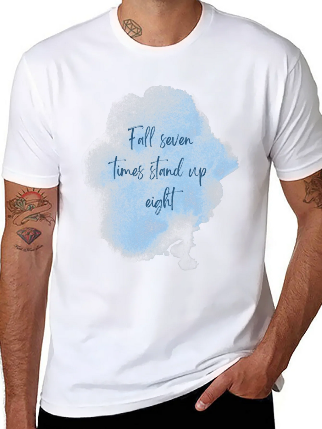 Inspirational T-Shirt: Fall Seven Stand Eight product image 7