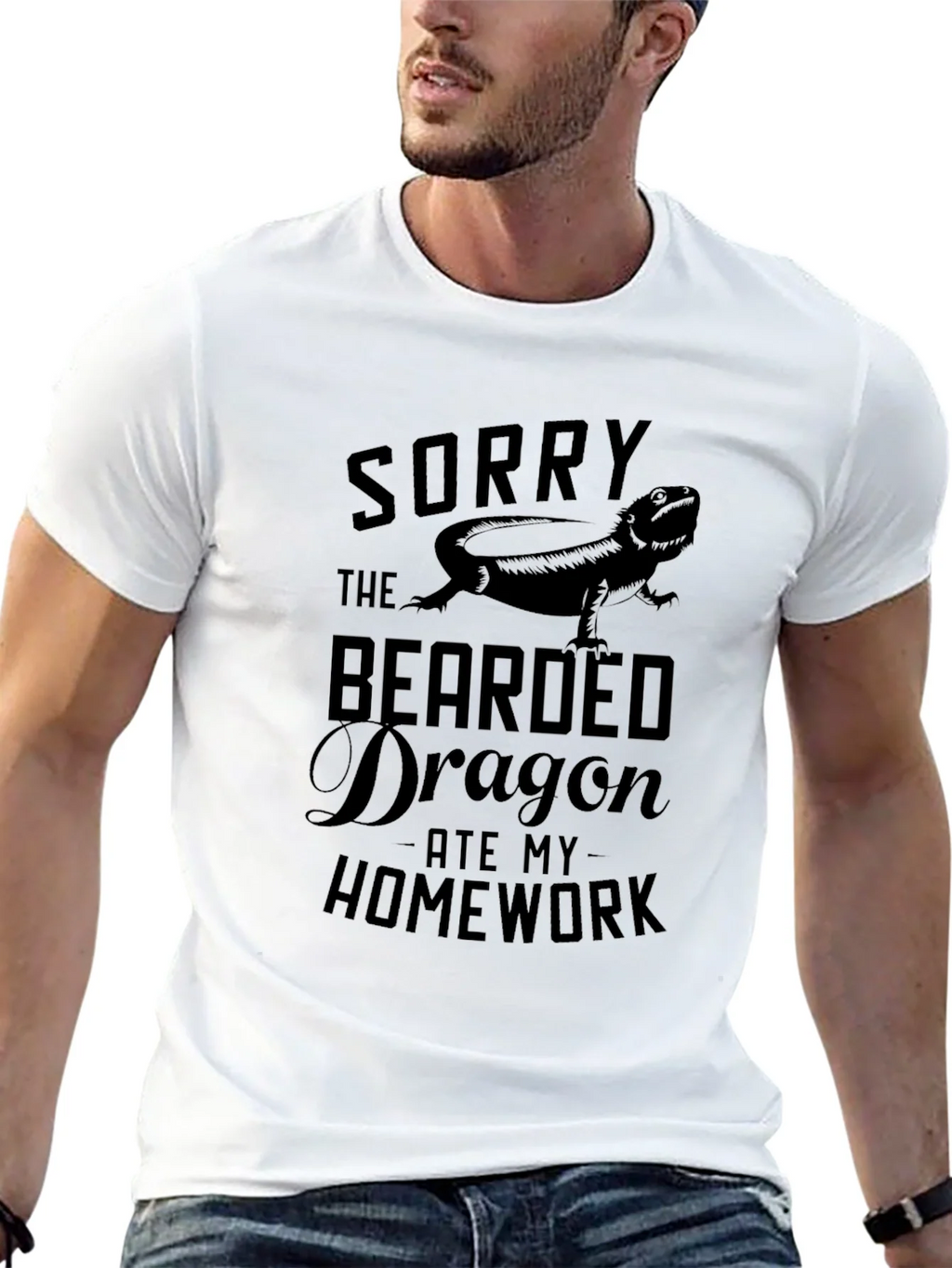 Sorry The Bearded Dragon Ate My Homework T-Shirt product image 12