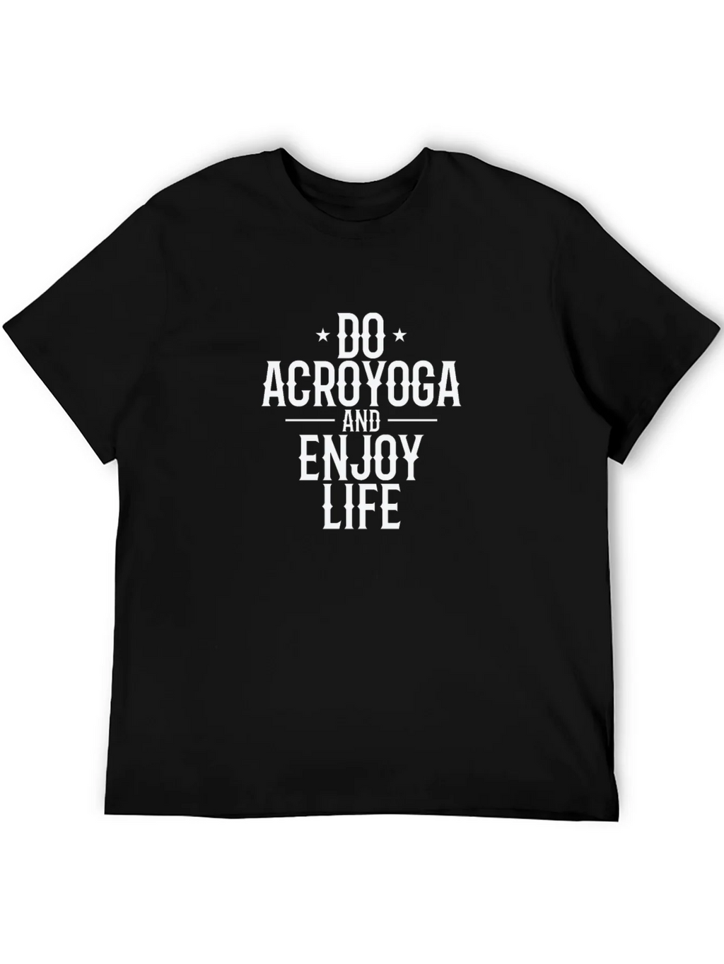 Do Acroyoga T-Shirt - Black Cotton Blend product image 5
