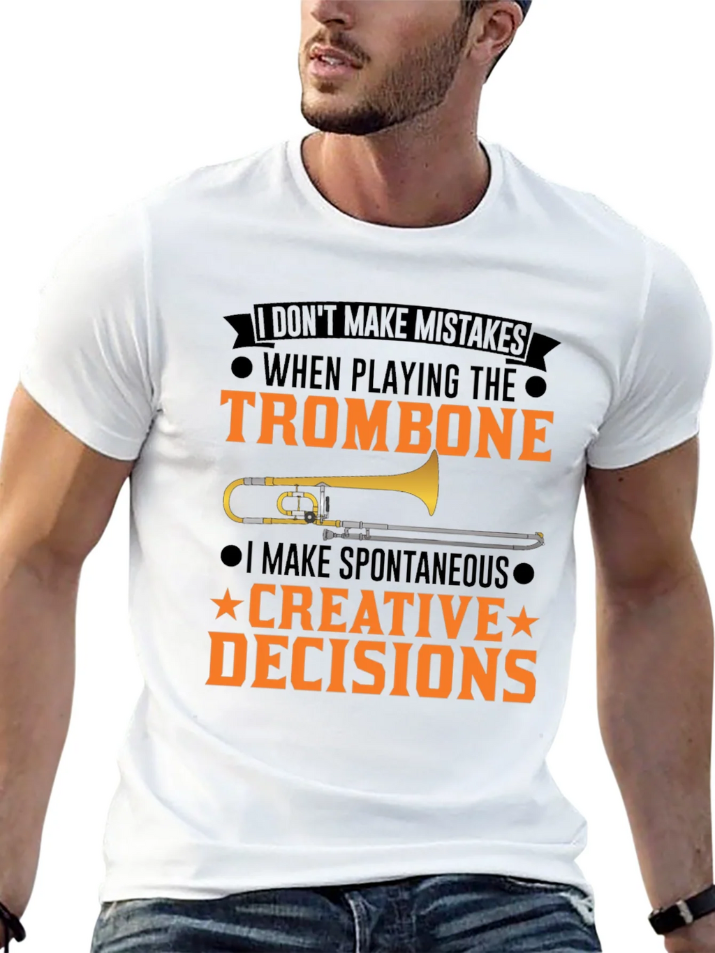 Trombone Player T-Shirt: I Make Creative Decisions product image 12